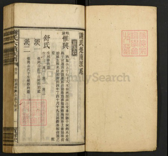 湖南省谢氏族谱-谢氏六续族谱.pdf电子版插图1 湖南省谢氏族谱-谢氏六续族谱.pdf电子版插图1