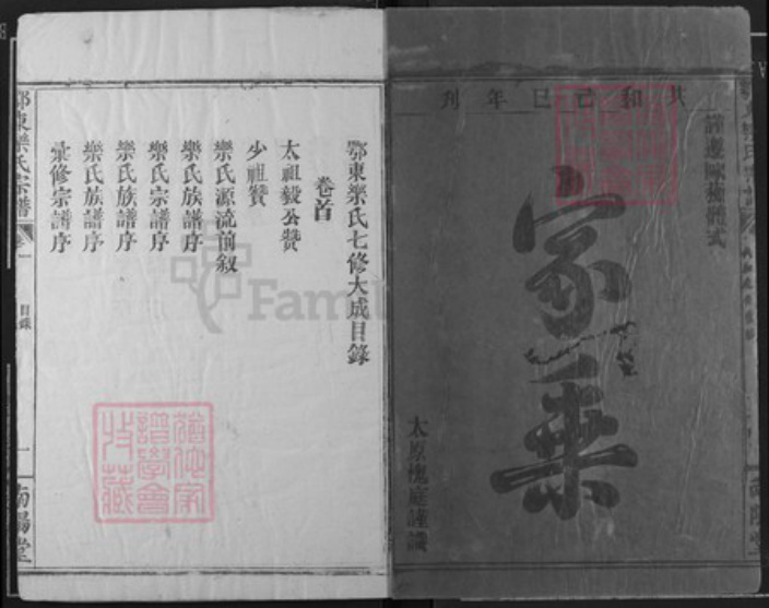 湖北省黄石市阳新县乐氏南阳堂族谱-鄂东乐氏宗谱.pdf电子版插图1