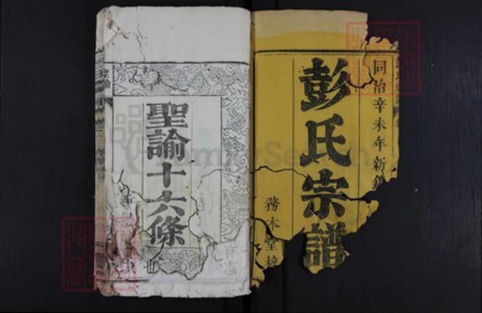 湖北省黄冈市红安县杏花乡彭氏族谱-彭氏宗谱.pdf电子版插图1