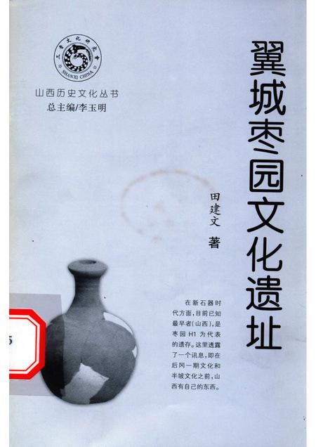 -山西历史文化丛书  翼城枣园遗址.pdf电子版_山西省志