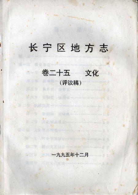 1995-长宁区地方志  卷25  文化  评议稿.pdf电子版_上海市志