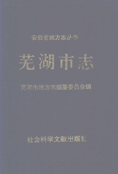 1995版芜湖市志  上.pdf电子版_安徽省志