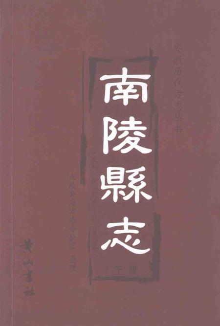 2007版南陵县志  下.pdf电子版_安徽省志