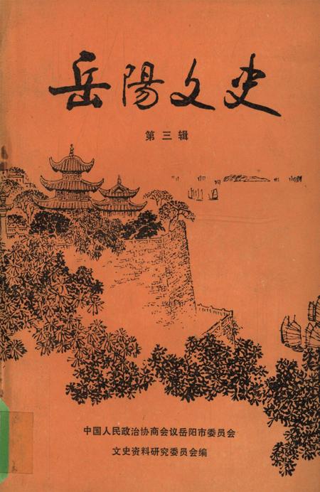 岳阳文史第三辑.pdf电子版_湖南省志