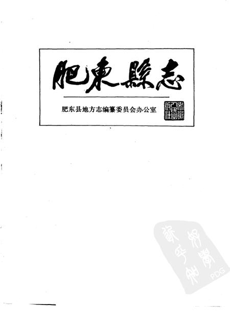 1990版肥东县志.pdf电子版_安徽省志插图1