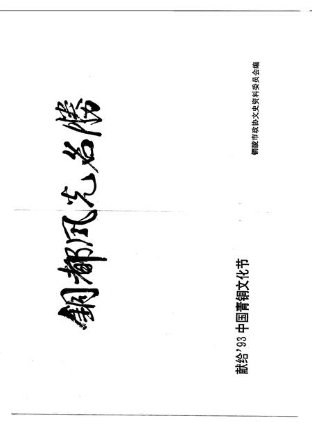 1992版铜陵文史资料  第9辑  铜都风光名胜.pdf电子版_安徽省志插图1