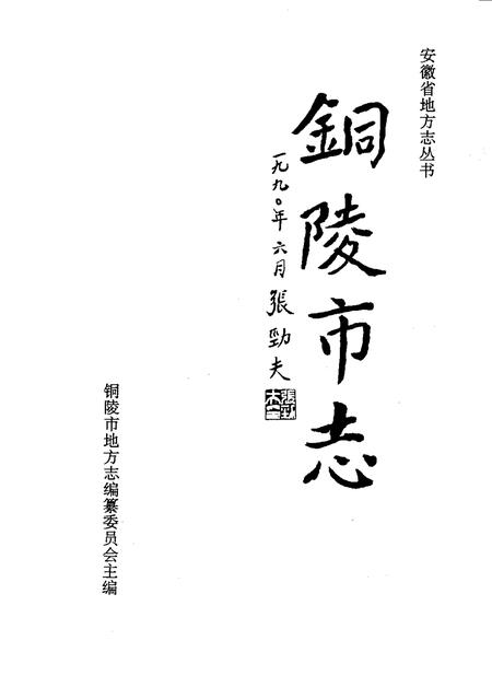 1994版铜陵市志.pdf电子版_安徽省志插图1