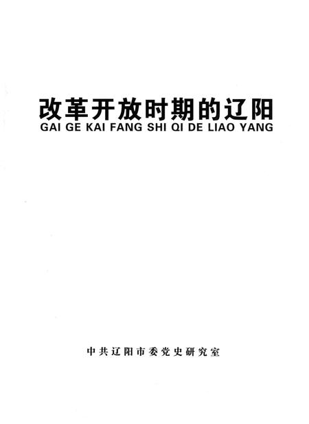 2006-改革开放时期的辽阳.pdf电子版_辽宁省志插图1