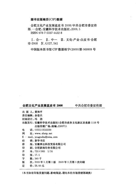 2009版合肥文化产业发展蓝皮书  2008.pdf电子版_安徽省志插图2