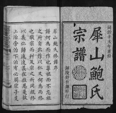 江西鲍氏族谱-丰溪犀山鲍氏宗谱[14卷].pdf电子版插图1