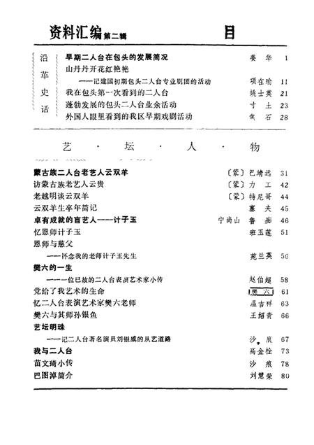 1986-包头市文艺志史资料汇编  第2辑.pdf电子版_内蒙古志插图3
