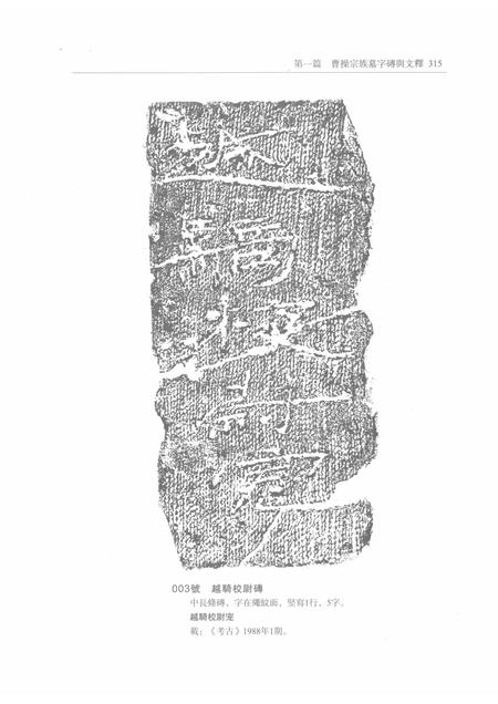 2015版亳州曹操宗族墓字砖图录文释  下.pdf电子版_安徽省志插图4