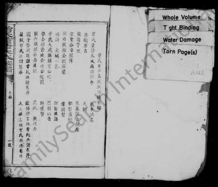 江西曾氏族谱-曾氏重修大成族谱 [卷数不明].pdf电子版插图1