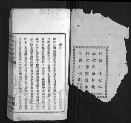 湖南陈氏族谱-汾西陈氏世谱 [51卷首1卷].pdf电子版插图1