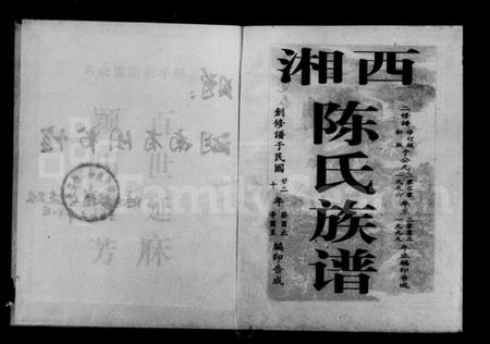 湖南陈氏族谱-湘西陈氏族谱 [12卷,首1卷].pdf电子版插图2