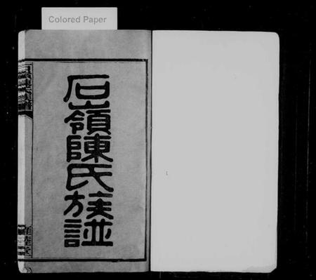 湖南陈氏族谱-石岭陈氏族谱 [70卷,附谱1卷].pdf电子版插图1