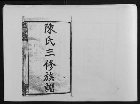 湖南陈氏族谱-陈氏三修族谱[21卷首1卷].pdf电子版插图1