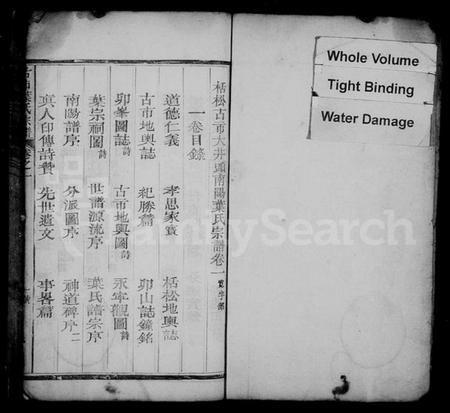 浙江叶氏族谱-古巿叶氏宗谱 [6卷].pdf电子版插图1