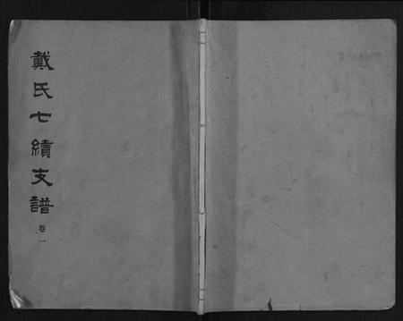 湖南戴氏族谱-戴氏七续支谱[10卷].pdf电子版