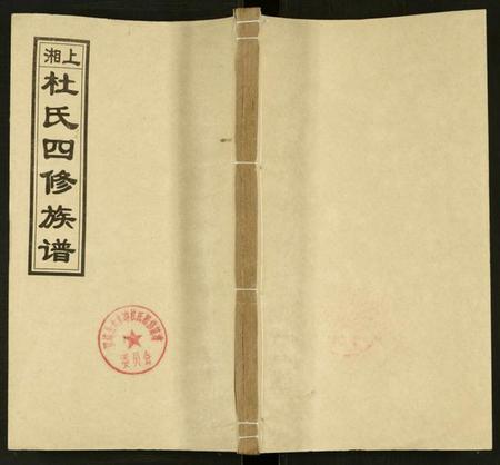 湖南杜氏族谱-上湘杜氏四修族谱 [存43卷].pdf电子版