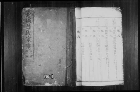 浙江吕氏族谱-壶溪吕氏宗谱 [残卷].pdf电子版插图1