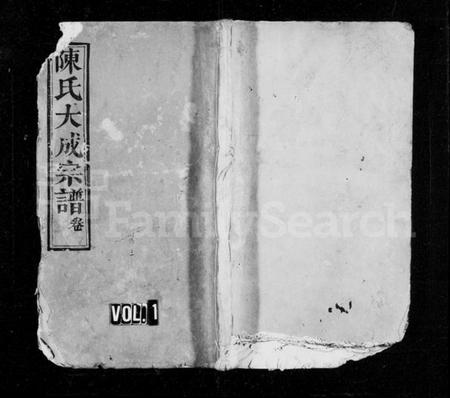 湖北陈氏族谱-陈氏大成宗谱 [12卷,含首3卷].pdf电子版