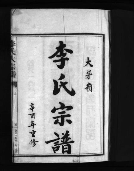 浙江李氏族谱-大茅岭李氏宗谱 [不分卷].pdf电子版插图3