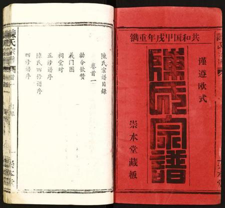 湖北陈氏族谱-陈氏宗谱.pdf电子版插图1