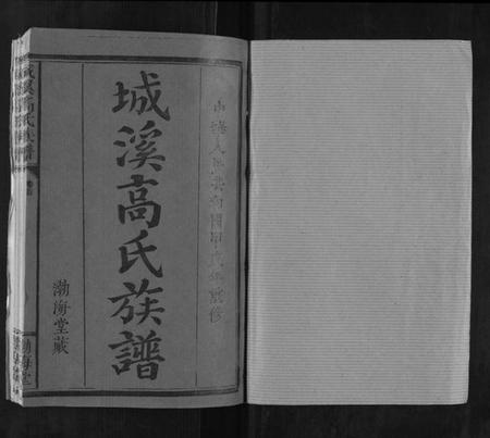 湖南高氏族谱-城溪高氏族谱[10卷].pdf电子版插图1