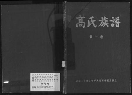 湖南高氏族谱-高氏族谱[3卷].pdf电子版