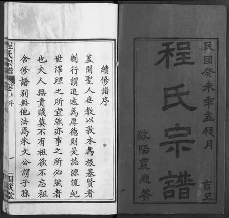 湖北程氏族谱-程氏宗谱.pdf电子版插图1