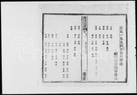 湖北程氏族谱-程氏宗谱 [16卷,首5卷].pdf电子版插图1