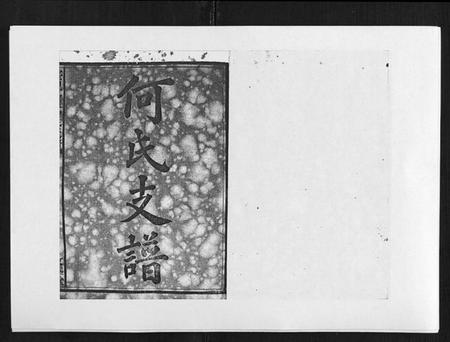 湖南何氏族谱-蛇觜子何氏五修支谱 [16卷].pdf电子版插图1