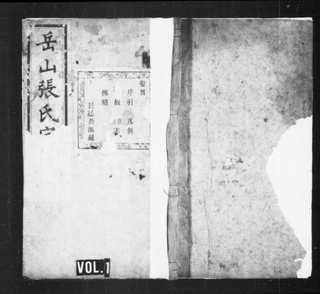 浙江张氏族谱-岳山张氏宗谱 [不全].pdf电子版插图1