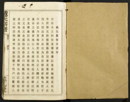 湖北戴氏族谱-戴氏宗谱.pdf电子版插图1