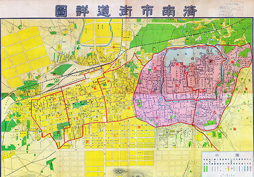 1947年《济南市街道详图》