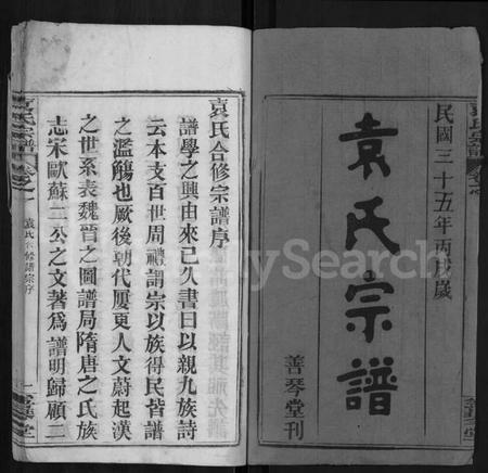 湖北袁氏族谱-袁氏宗谱 [10卷].pdf电子版插图1