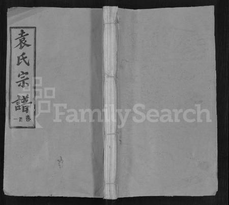 湖北袁氏族谱-袁氏宗谱 [16卷,首2卷].pdf电子版