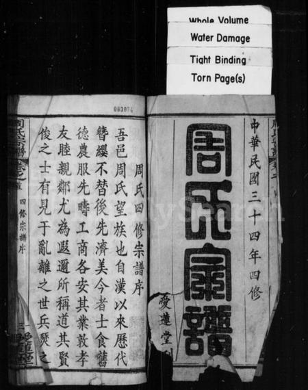 湖北周氏族谱-周氏宗谱.pdf电子版插图1