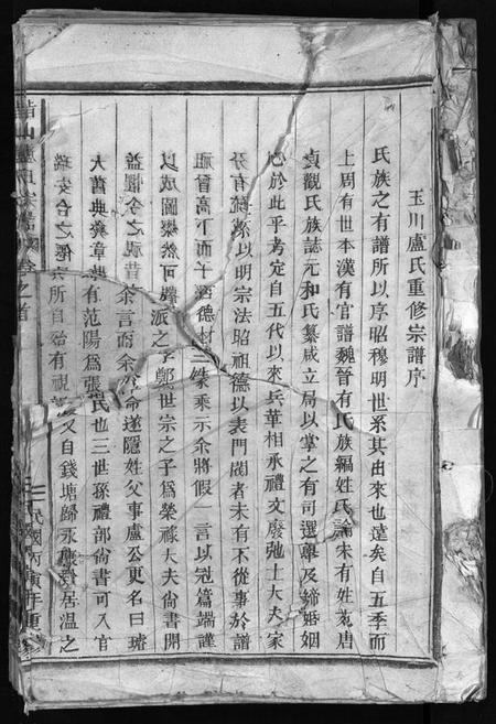 浙江卢氏族谱-指山卢氏宗谱 [6卷,首1卷].pdf电子版插图1