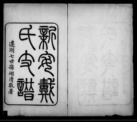 浙江戴氏族谱-新安戴氏支谱 [4卷,首1卷].pdf电子版插图1