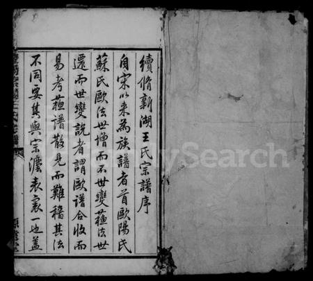 浙江王氏族谱-暨阳紫岩新湖王氏宗谱 [不分卷].pdf电子版插图2