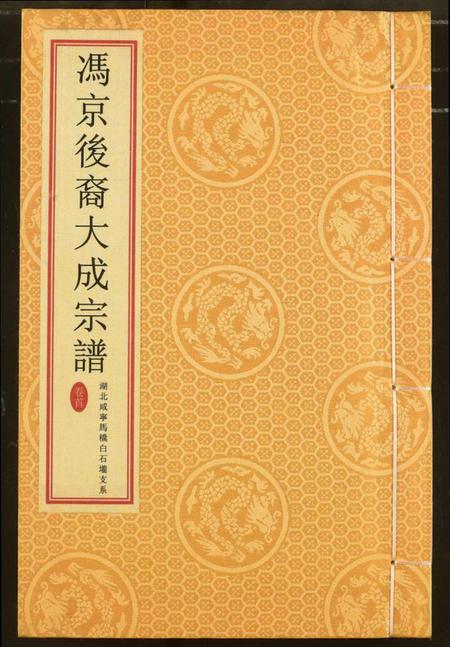 湖北冯氏族谱-冯京后裔大成宗谱.pdf电子版