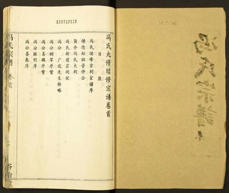 湖北冯氏族谱-冯氏宗谱.pdf电子版插图1