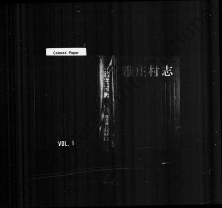 浙江李氏族谱-[李氏]雅庄村志.pdf电子版插图1