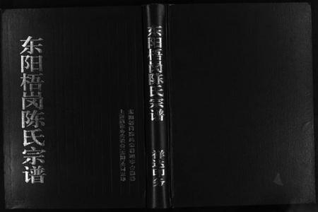 浙江陈氏族谱-东阳梧岗陈氏宗谱 [6卷].pdf电子版插图1