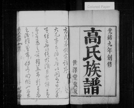 湖北高氏族谱-高氏族谱 [10卷,首2卷].pdf电子版插图1