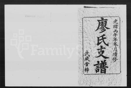 湖南廖氏族谱-廖氏续修支谱 [7卷,首1卷].pdf电子版插图2