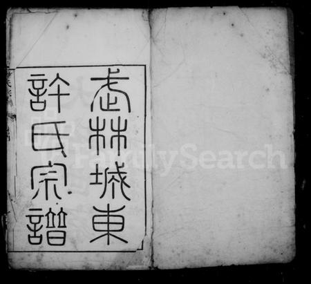 浙江许氏族谱-武林城东许氏宗谱 [10卷].pdf电子版插图2