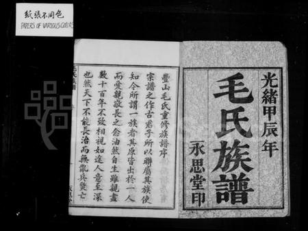 浙江毛氏族谱-毛氏族谱 [14卷,首3卷,末1卷].pdf电子版插图3